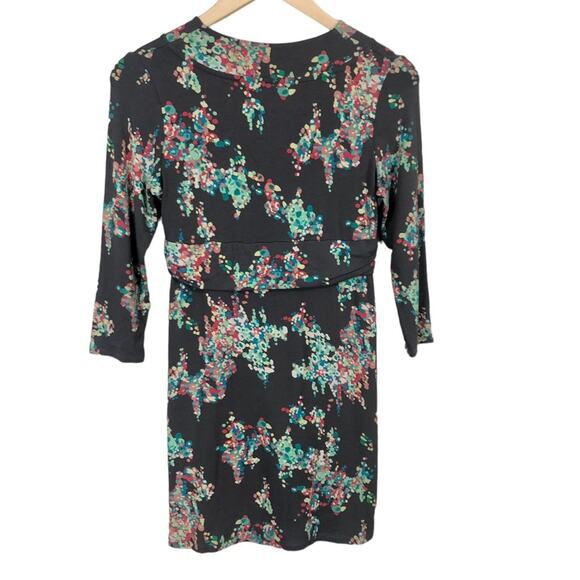 Boden Y2K V-Neck Jersey Dot Pattern Mini Dress Size 8 Petite - Picture 4 of 5
